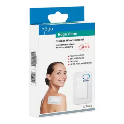 HÖGA-DERM Cerotto sterile 90x150 mm, 10 pz