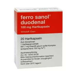 FERRO SANOL tappi duri duodenali.m.msr.overz.pell., 20 pz