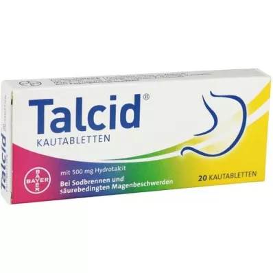 TALCID Compresse masticabili, 20 pezzi