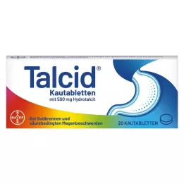 TALCID Compresse masticabili, 20 pezzi