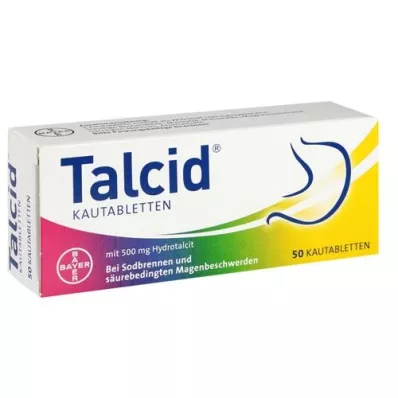 TALCID Compresse masticabili, 50 pezzi