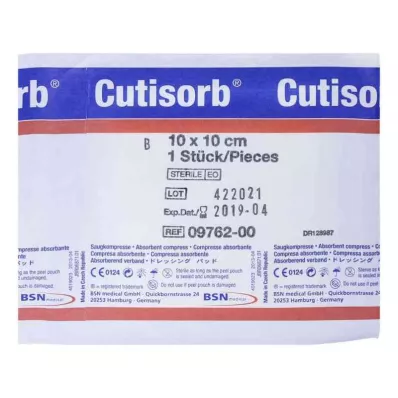CUTISORB Impacchi assorbenti sterili 10x10 cm, 1 pz
