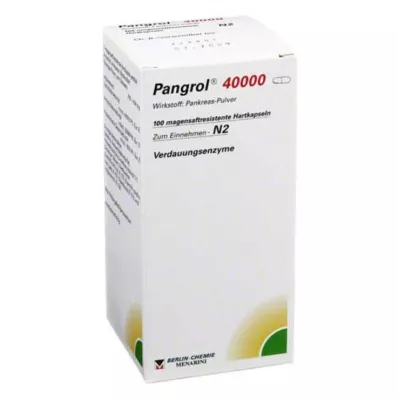 PANGROL 40.000 tappi rigidi con rivestimento enterico, 100 pz