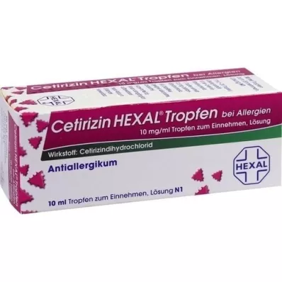 CETIRIZIN HEXAL Gocce per le allergie, 10 ml