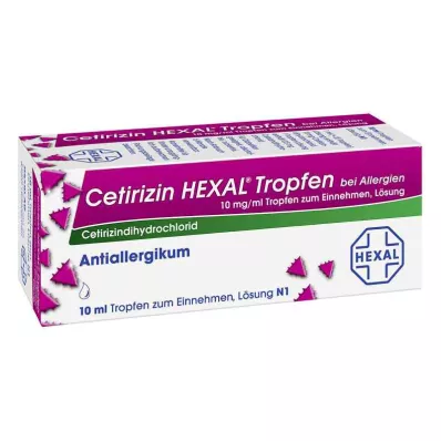 CETIRIZIN HEXAL Gocce per le allergie, 10 ml