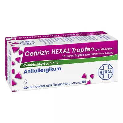 CETIRIZIN HEXAL Gocce per le allergie, 20 ml CETIRIZIN HEXAL Gocce per le allergie, 20 ml