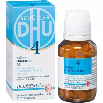 BIOCHEMIE DHU 4 Kalium chloratum D 6 compresse, 200 pz