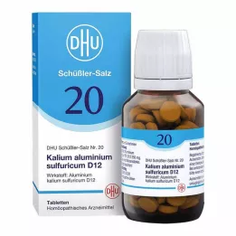 BIOCHEMIE DHU 20 Allume di potassio.zolfo.D 12 compresse, 200 pz