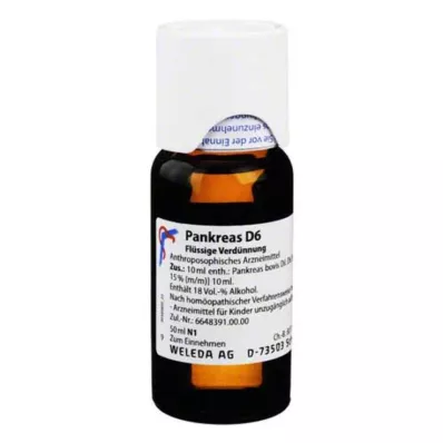 PANKREAS D 6 Diluizione, 50 ml