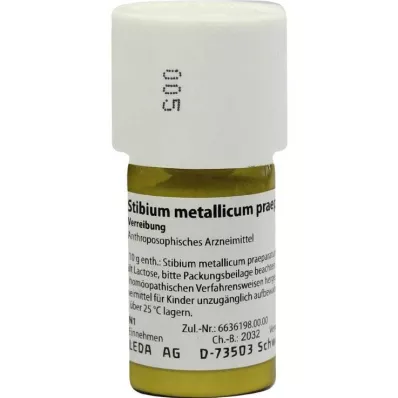 STIBIUM METALLICUM PRAEPARATUM D 10 Triturazione, 20 g STIBIUM METALLICUM PRAEPARATUM D 10 Triturazione, 20 g