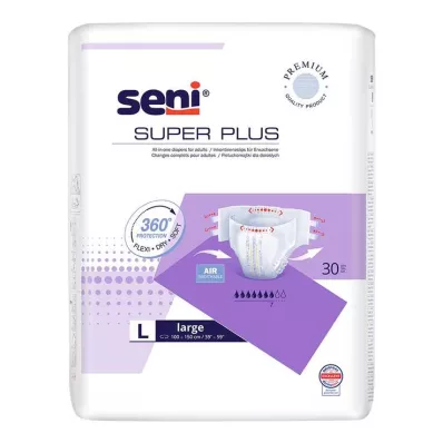 SUPER SENI Pantaloni per incontinenza Plus notte f.E.Gr.3 L, 30 pz