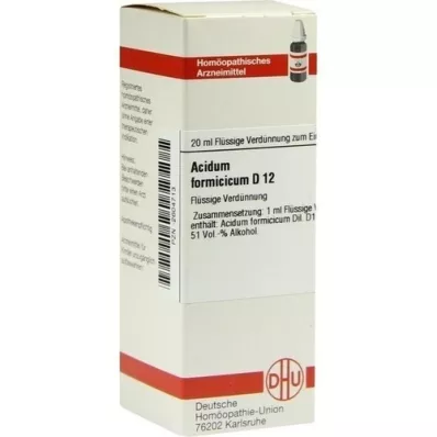 ACIDUM FORMICICUM D 12 Diluizione, 20 ml