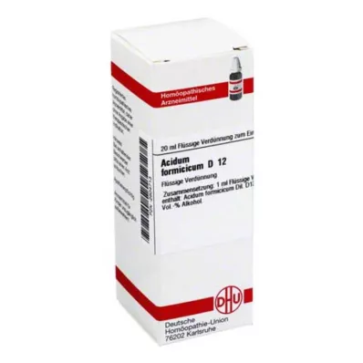 ACIDUM FORMICICUM D 12 Diluizione, 20 ml