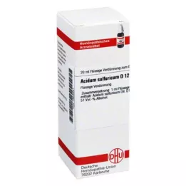 ACIDUM SULFURICUM D 12 Diluizione, 20 ml