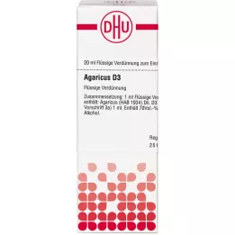 AGARICUS D 3 Diluizione, 20 ml