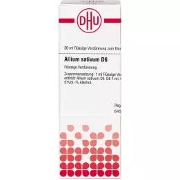 ALLIUM SATIVUM D 6 Diluizione, 20 ml