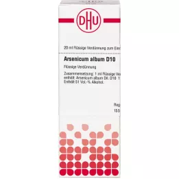 ARSENICUM ALBUM D 10 Diluizione, 20 ml