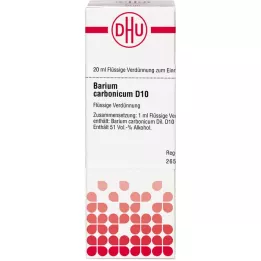 BARIUM CARBONICUM D 10 Diluizione, 20 ml