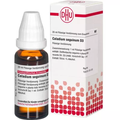 CALADIUM seguinum D 3 Diluizione, 20 ml