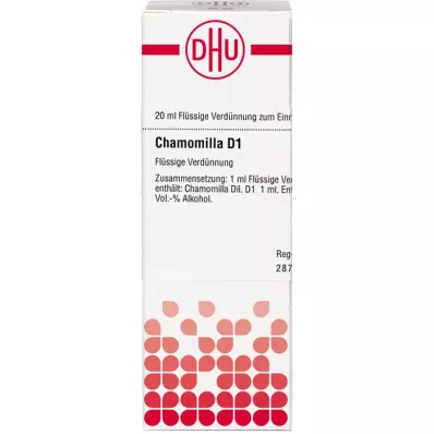CHAMOMILLA D 1 Diluizione, 20 ml