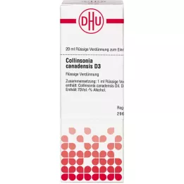 COLLINSONIA CANADENSIS Diluizione D 3, 20 ml