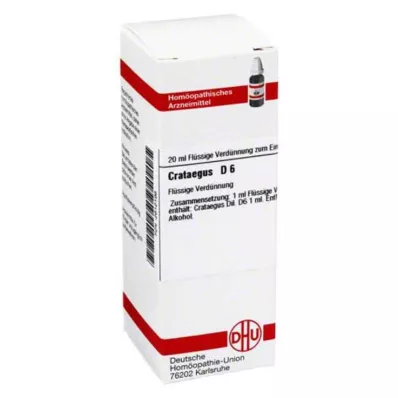 CRATAEGUS D 6 Diluizione, 20 ml