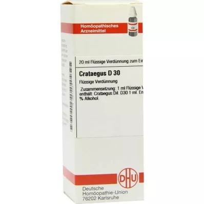 CRATAEGUS D 30 Diluizione, 20 ml