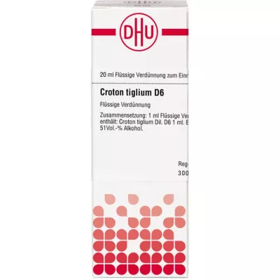 CROTON TIGLIUM D 6 Diluizione, 20 ml