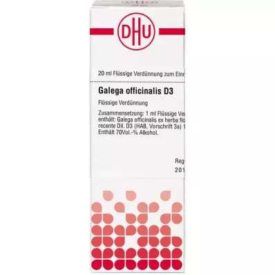 GALEGA officinalis D 3 diluizione, 20 ml