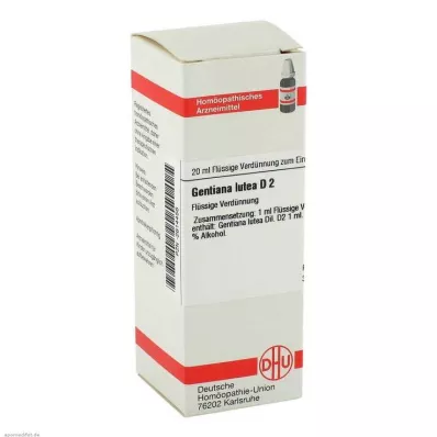 GENTIANA LUTEA D 2 Diluizione, 20 ml