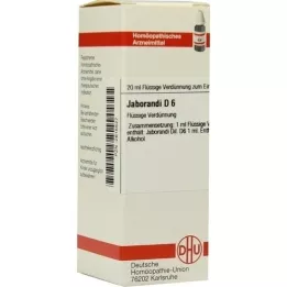 JABORANDI D 6 Diluizione, 20 ml