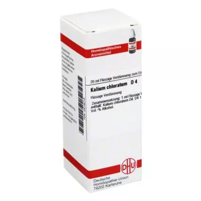 KALIUM CHLORATUM Diluizione D 4, 20 ml KALIUM CHLORATUM Diluizione D 4, 20 ml