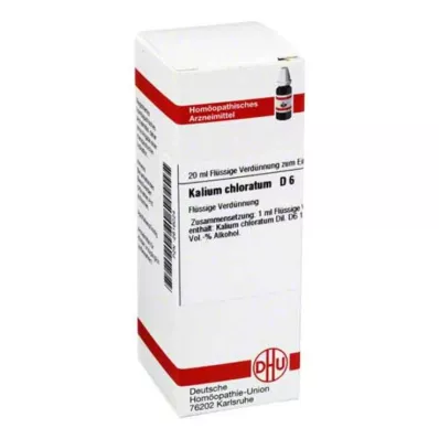 KALIUM CHLORATUM D 6 Diluizione, 20 ml KALIUM CHLORATUM D 6 Diluizione, 20 ml