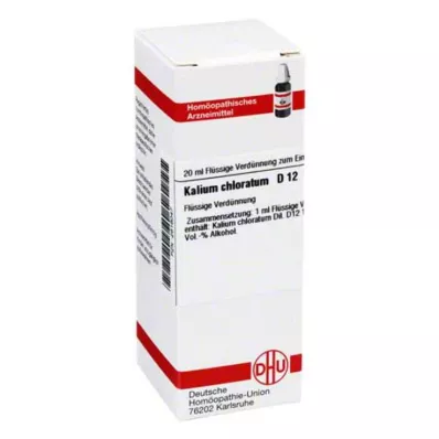 KALIUM CHLORATUM D 12 Diluizione, 20 ml KALIUM CHLORATUM D 12 Diluizione, 20 ml