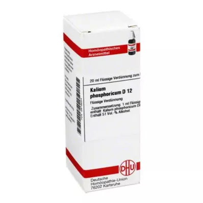 KALIUM PHOSPHORICUM D 12 Diluizione, 20 ml