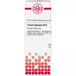 LILIUM TIGRINUM D 12 Diluizione, 20 ml