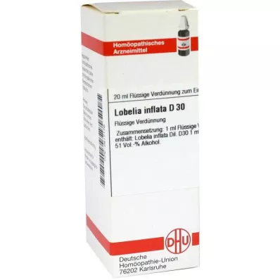 LOBELIA INFLATA D 30 Diluizione, 20 ml LOBELIA INFLATA D 30 Diluizione, 20 ml