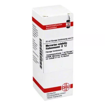 MERCURIUS SOLUBILIS Hahnemanni D 12 Diluizione, 20 ml MERCURIUS SOLUBILIS Hahnemanni D 12 Diluizione, 20 ml