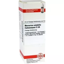 MERCURIUS SOLUBILIS Hahnemanni D 30 Diluizione, 20 ml