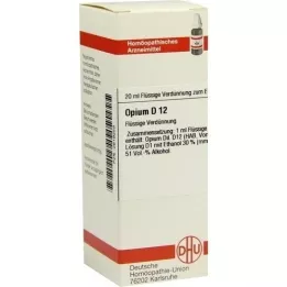 OPIUM D 12 Diluizione, 20 ml