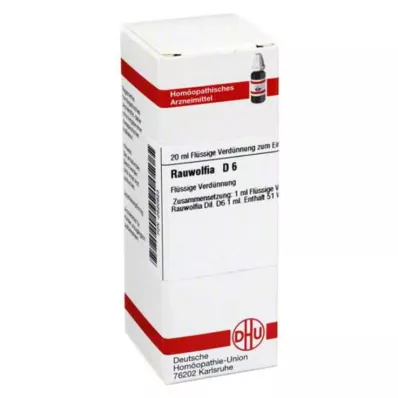 RAUWOLFIA D 6 Diluizione, 20 ml