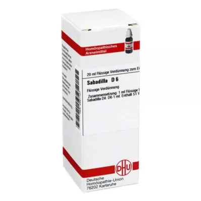 SABADILLA D 6 Diluizione, 20 ml SABADILLA D 6 Diluizione, 20 ml