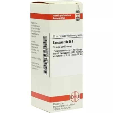 SARSAPARILLA D 2 Diluizione, 20 ml