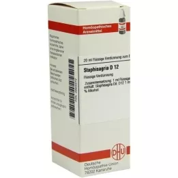 STAPHISAGRIA D 12 Diluizione, 20 ml