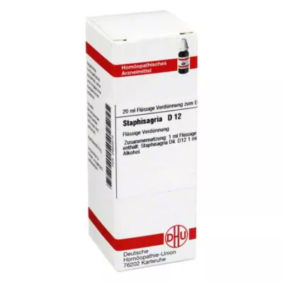 STAPHISAGRIA D 12 Diluizione, 20 ml STAPHISAGRIA D 12 Diluizione, 20 ml