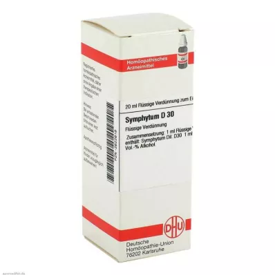SYMPHYTUM D 30 Diluizione, 20 ml SYMPHYTUM D 30 Diluizione, 20 ml