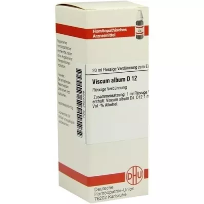 VISCUM ALBUM D 12 Diluizione, 20 ml