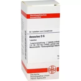 AESCULUS D 6 compresse, 80 pz