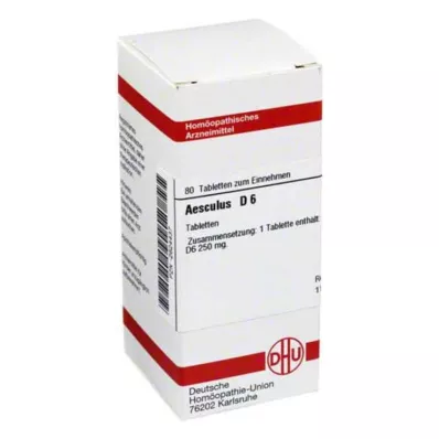 AESCULUS D 6 compresse, 80 pz AESCULUS D 6 compresse, 80 pz