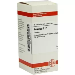 AESCULUS D 12 compresse, 80 pz